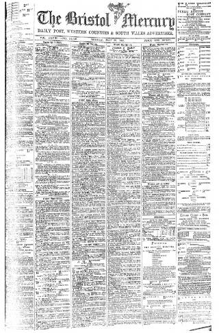 cover page of Bristol Mercury published on May 22, 1893