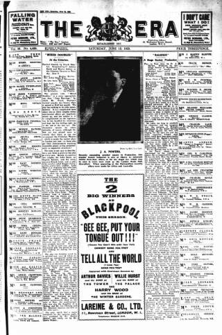cover page of The Era published on June 13, 1925
