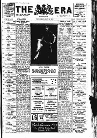 cover page of The Era published on May 22, 1929