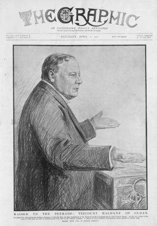 cover page of Graphic published on April 1, 1911