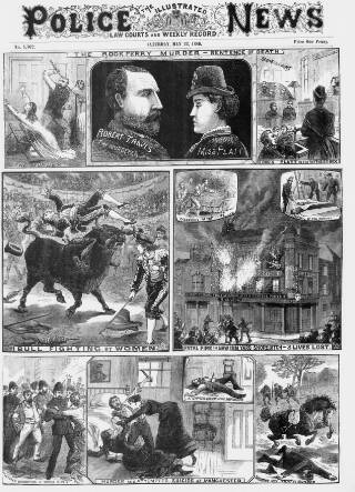 cover page of Illustrated Police News published on May 22, 1886