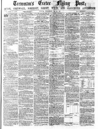 cover page of Exeter Flying Post published on May 22, 1878