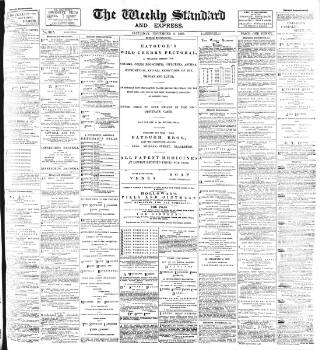 cover page of Blackburn Standard published on November 2, 1895