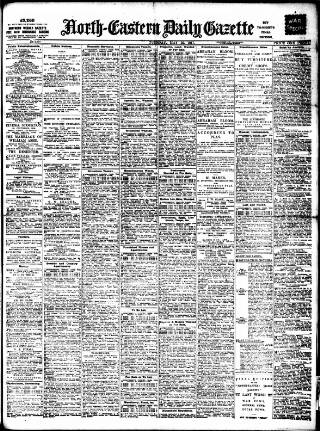 cover page of Daily Gazette for Middlesbrough published on May 22, 1917