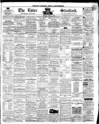 cover page of Essex Standard published on April 1, 1859