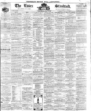 cover page of Essex Standard published on May 22, 1861
