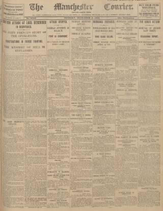 cover page of Manchester Courier published on November 2, 1915
