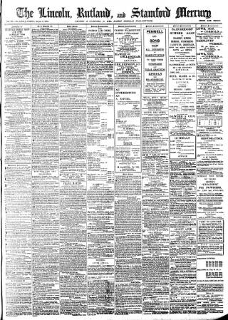 cover page of Stamford Mercury published on August 2, 1901