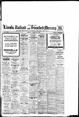 cover page of Stamford Mercury published on June 13, 1930