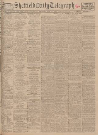 cover page of Sheffield Daily Telegraph published on May 22, 1930