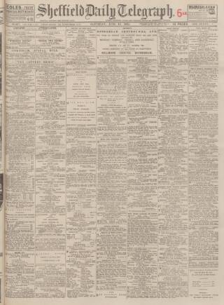 cover page of Sheffield Daily Telegraph published on June 13, 1931