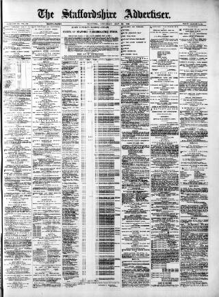 cover page of Staffordshire Advertiser published on May 22, 1897