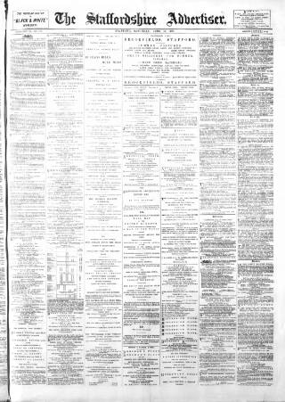 cover page of Staffordshire Advertiser published on June 13, 1903