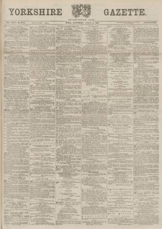 cover page of Yorkshire Gazette published on April 1, 1893