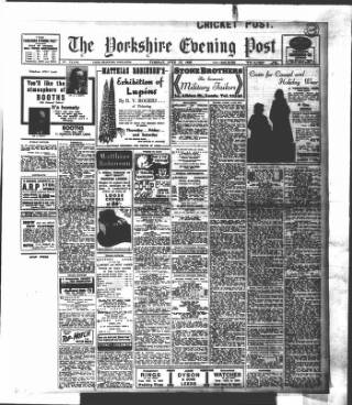 cover page of Yorkshire Evening Post published on June 13, 1939