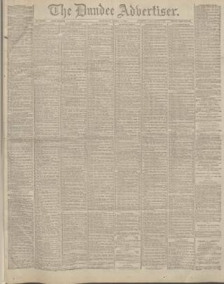 cover page of Dundee Advertiser published on April 1, 1899