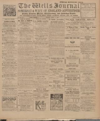 cover page of Wells Journal published on April 1, 1927