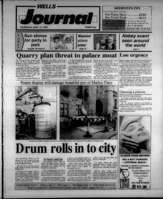 cover page of Wells Journal published on June 13, 1996