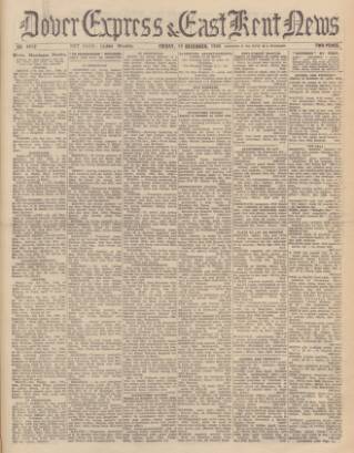 cover page of Dover Express published on December 13, 1946