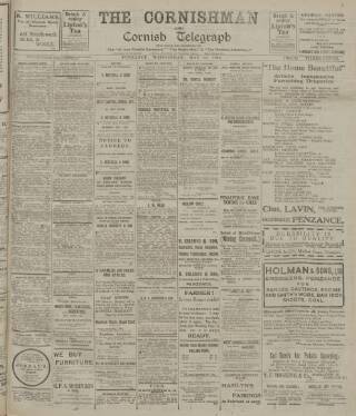 cover page of Cornishman published on May 22, 1918