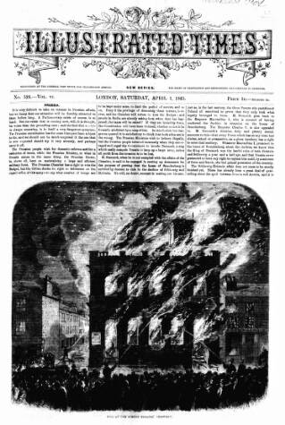 cover page of Illustrated Times published on April 1, 1865