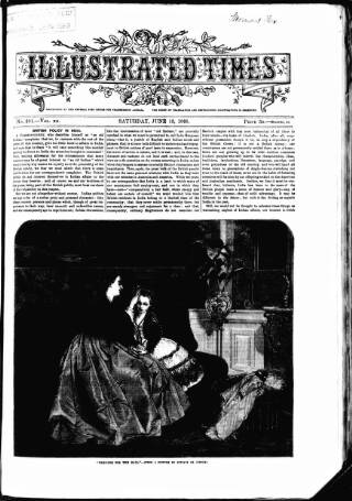 cover page of Illustrated Times published on June 13, 1868