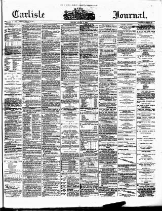 cover page of Carlisle Journal published on April 1, 1881