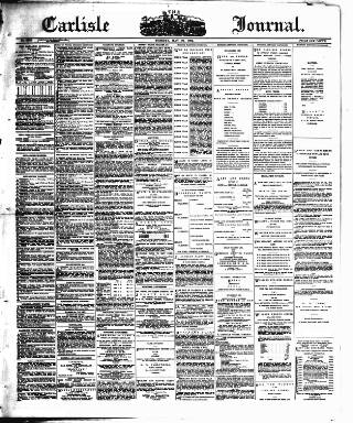cover page of Carlisle Journal published on May 22, 1888