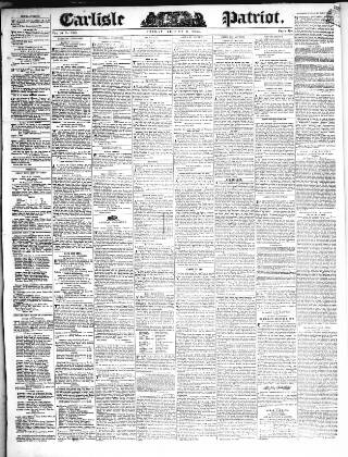 cover page of Carlisle Patriot published on August 2, 1844