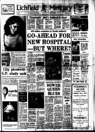 cover page of Lichfield Mercury published on May 22, 1981