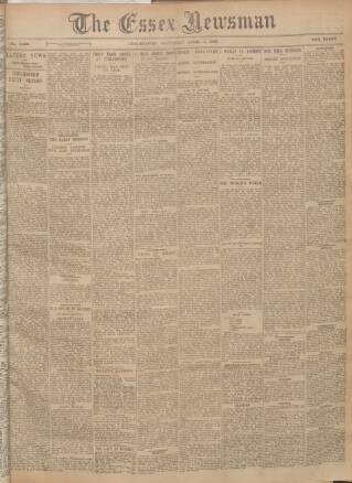 cover page of Essex Newsman published on April 1, 1933