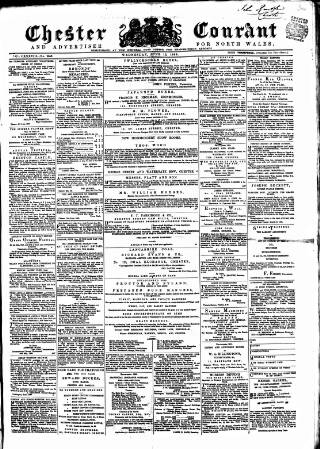 cover page of Chester Courant published on June 13, 1866
