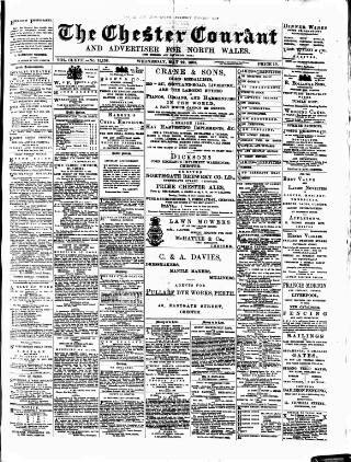 cover page of Chester Courant published on May 22, 1895