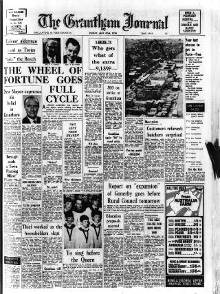 cover page of Grantham Journal published on May 22, 1970