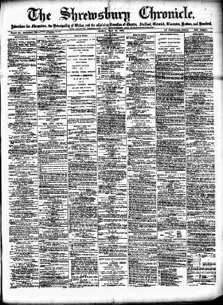 cover page of Shrewsbury Chronicle published on May 22, 1903