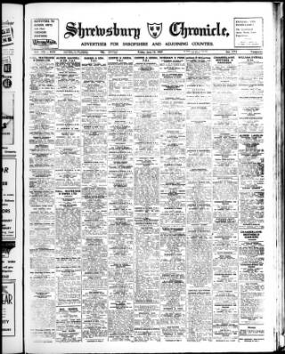 cover page of Shrewsbury Chronicle published on June 13, 1947