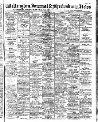 cover page of Wellington Journal published on June 13, 1908