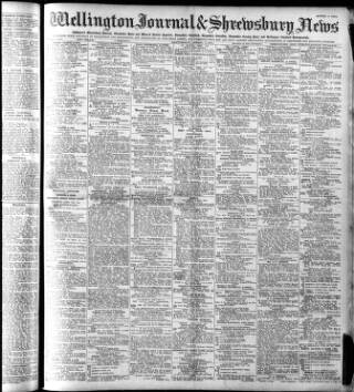 cover page of Wellington Journal published on April 1, 1911