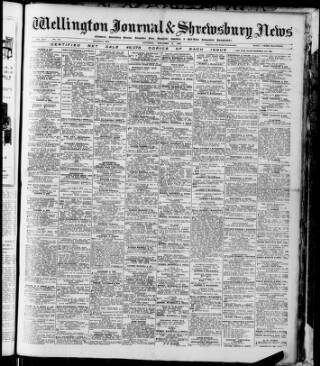 cover page of Wellington Journal published on November 2, 1929