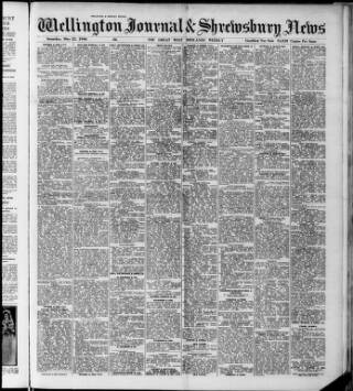 cover page of Wellington Journal published on May 22, 1948