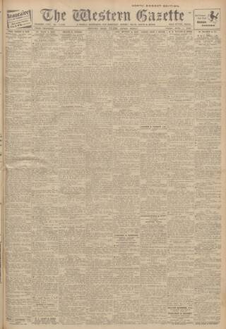 cover page of Western Gazette published on April 1, 1949