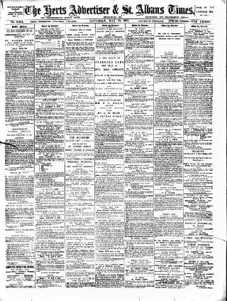 cover page of Herts Advertiser published on May 22, 1897