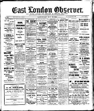 cover page of East London Observer published on May 22, 1926