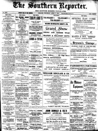 cover page of Southern Reporter published on April 1, 1915