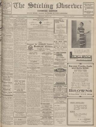 cover page of Stirling Observer published on June 13, 1940