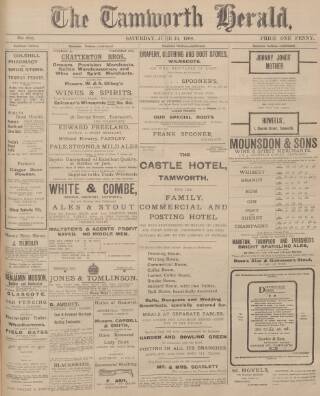 cover page of Tamworth Herald published on June 13, 1908