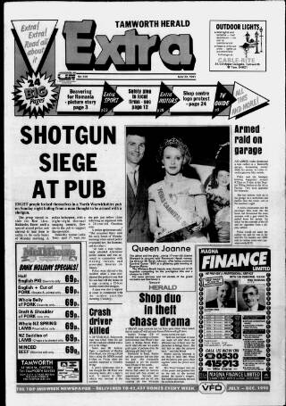 cover page of Tamworth Herald published on May 22, 1991