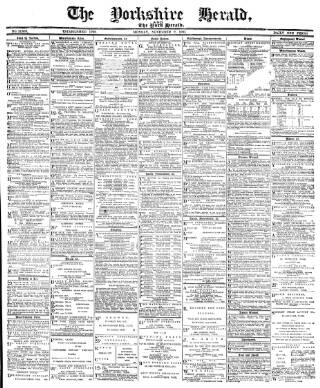 cover page of York Herald published on November 2, 1891