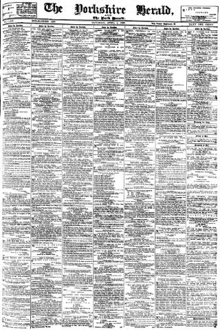 cover page of York Herald published on April 1, 1899