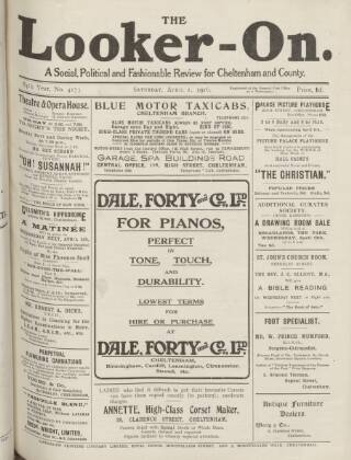 cover page of Cheltenham Looker-On published on April 1, 1916